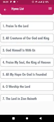 SDA-Hymnal android App screenshot 2